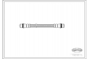 Corteco Ελαστικός Σωλήνας Φρένων - 19018175
