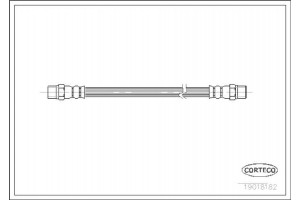 Corteco Ελαστικός Σωλήνας Φρένων - 19018182