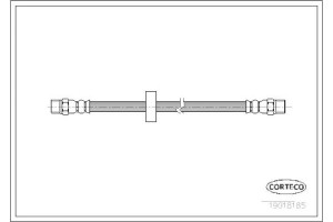 Corteco Ελαστικός Σωλήνας Φρένων - 19018185
