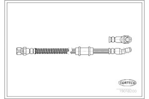 Corteco Ελαστικός Σωλήνας Φρένων - 19018200