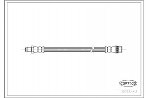 Corteco Ελαστικός Σωλήνας Φρένων - 19018443