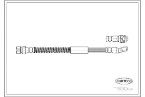 Corteco Ελαστικός Σωλήνας Φρένων - 19018484