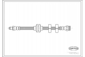 Corteco Ελαστικός Σωλήνας Φρένων - 19018562