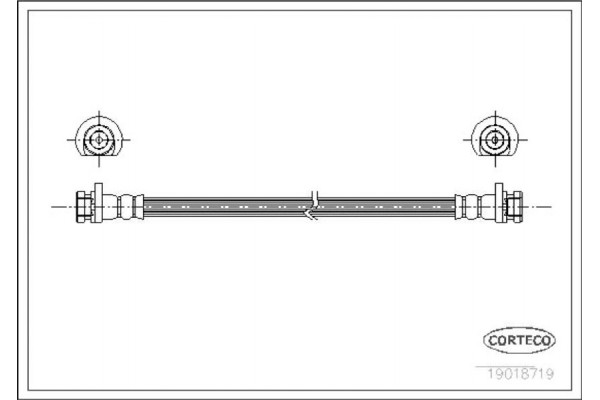 Corteco Ελαστικός Σωλήνας Φρένων - 19018719 Corteco Ελαστικός Σωλήνας Φρένων - 19018719
