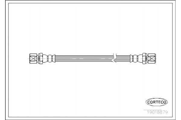 Corteco Ελαστικός Σωλήνας Φρένων - 19018879 Corteco Ελαστικός Σωλήνας Φρένων - 19018879