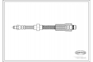 Corteco Ελαστικός Σωλήνας Φρένων - 19018895