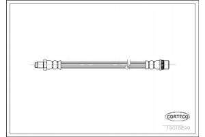 Corteco Ελαστικός Σωλήνας Φρένων - 19018899