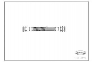 Corteco Ελαστικός Σωλήνας Φρένων - 19019119
