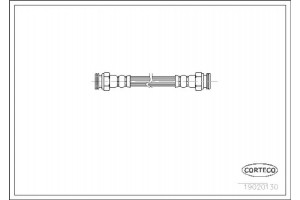 Corteco Ελαστικός Σωλήνας Φρένων - 19020130