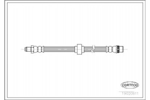 Corteco Ελαστικός Σωλήνας Φρένων - 19020611