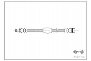 Corteco Ελαστικός Σωλήνας Φρένων - 19025706