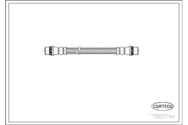 Corteco Ελαστικός Σωλήνας Φρένων - 19025744