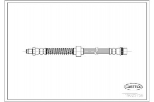 Corteco Ελαστικός Σωλήνας Φρένων - 19025756