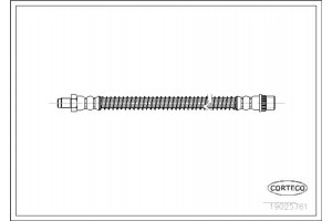 Corteco Ελαστικός Σωλήνας Φρένων - 19025761