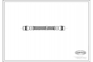 Corteco Ελαστικός Σωλήνας Φρένων - 19025762