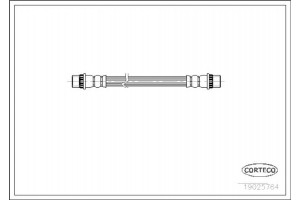 Corteco Ελαστικός Σωλήνας Φρένων - 19025764