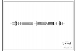 Corteco Ελαστικός Σωλήνας Φρένων - 19025870