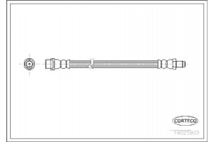 Corteco Ελαστικός Σωλήνας Φρένων - 19025903