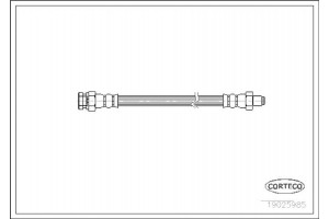 Corteco Ελαστικός Σωλήνας Φρένων - 19025985