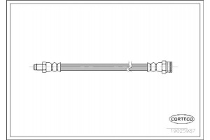 Corteco Ελαστικός Σωλήνας Φρένων - 19025987