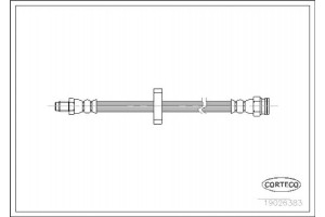Corteco Ελαστικός Σωλήνας Φρένων - 19026383