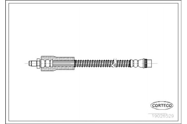 Corteco Ελαστικός Σωλήνας Φρένων - 19026529