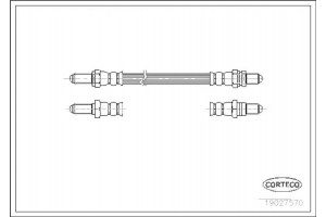 Corteco Ελαστικός Σωλήνας Φρένων - 19027570
