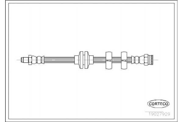 Corteco Ελαστικός Σωλήνας Φρένων - 19027929 Corteco Ελαστικός Σωλήνας Φρένων - 19027929