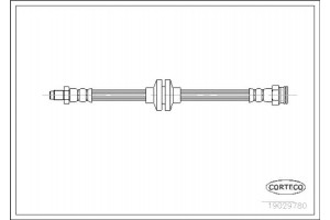 Corteco Ελαστικός Σωλήνας Φρένων - 19029780