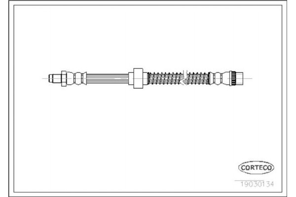 Corteco Ελαστικός Σωλήνας Φρένων - 19030134 Corteco Ελαστικός Σωλήνας Φρένων - 19030134