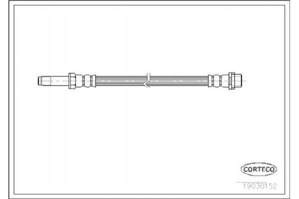 Corteco Ελαστικός Σωλήνας Φρένων - 19030152