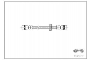 Corteco Ελαστικός Σωλήνας Φρένων - 19030271