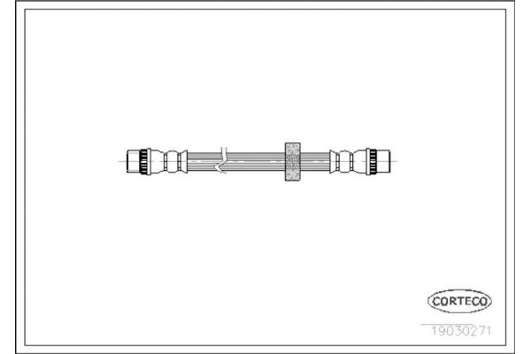 Corteco Ελαστικός Σωλήνας Φρένων - 19030271