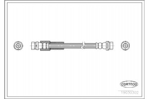 Corteco Ελαστικός Σωλήνας Φρένων - 19030302