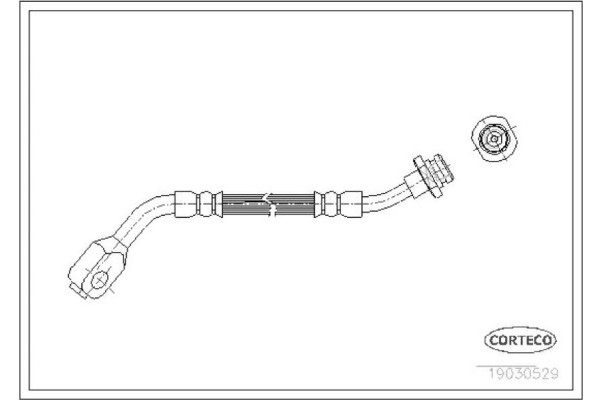 Corteco Ελαστικός Σωλήνας Φρένων - 19030529 Corteco Ελαστικός Σωλήνας Φρένων - 19030529