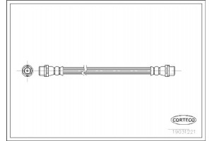 Corteco Ελαστικός Σωλήνας Φρένων - 19031221
