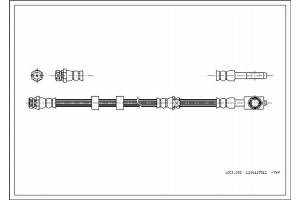 Corteco Ελαστικός Σωλήνας Φρένων - 19031632