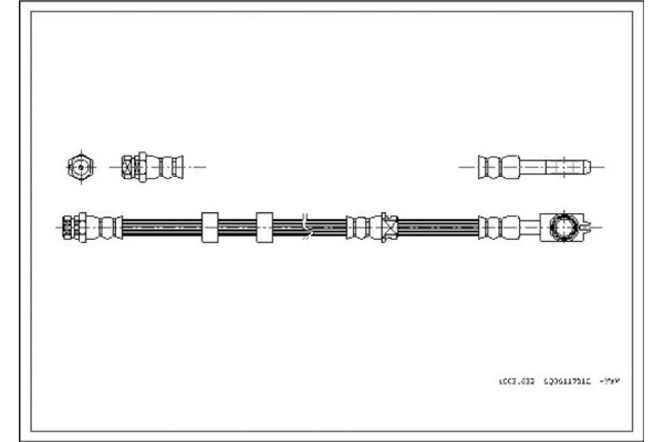 Corteco Ελαστικός Σωλήνας Φρένων - 19031632 Corteco Ελαστικός Σωλήνας Φρένων - 19031632