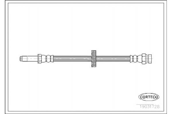 Corteco Ελαστικός Σωλήνας Φρένων - 19031728 Corteco Ελαστικός Σωλήνας Φρένων - 19031728