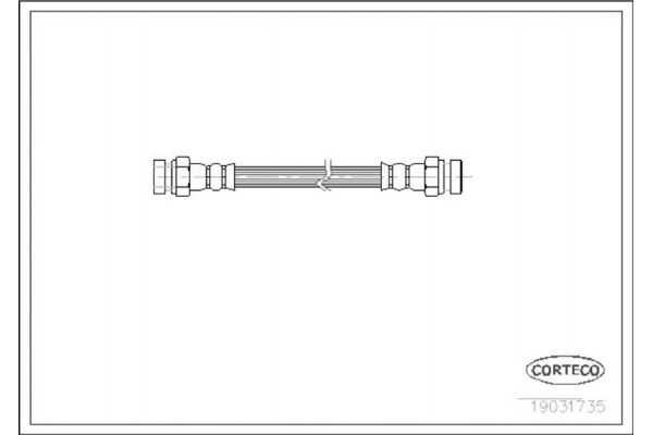 Corteco Ελαστικός Σωλήνας Φρένων - 19031735 Corteco Ελαστικός Σωλήνας Φρένων - 19031735