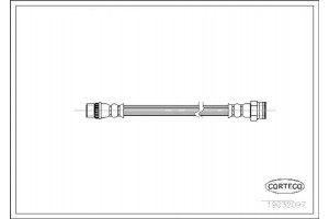 Corteco Ελαστικός Σωλήνας Φρένων - 19032097