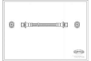 Corteco Ελαστικός Σωλήνας Φρένων - 19032108