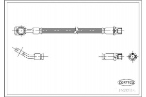 Corteco Ελαστικός Σωλήνας Φρένων - 19032114