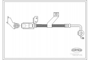 Corteco Ελαστικός Σωλήνας Φρένων - 19032126