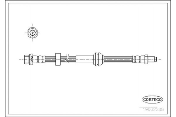 Corteco Ελαστικός Σωλήνας Φρένων - 19032288 Corteco Ελαστικός Σωλήνας Φρένων - 19032288