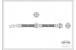 Corteco Ελαστικός Σωλήνας Φρένων - 19032303