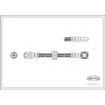 Corteco Ελαστικός Σωλήνας Φρένων - 19032373