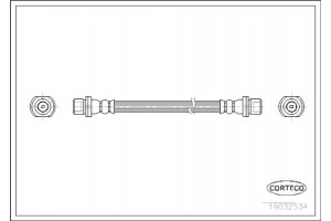 Corteco Ελαστικός Σωλήνας Φρένων - 19032534