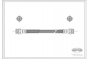 Corteco Ελαστικός Σωλήνας Φρένων - 19032595