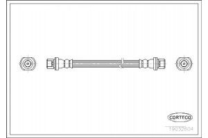 Corteco Ελαστικός Σωλήνας Φρένων - 19032604